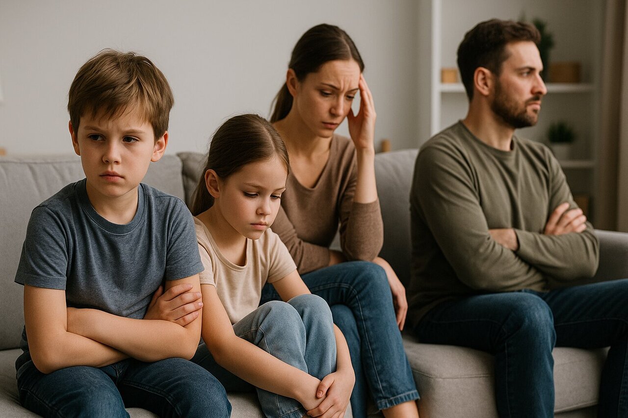 La vie de famille après le divorce